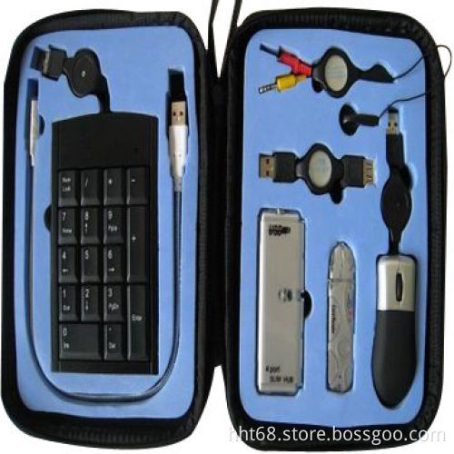 USB LED Light Computer Tool Kits, Mini USB Optical Mouse and EarphoneNew